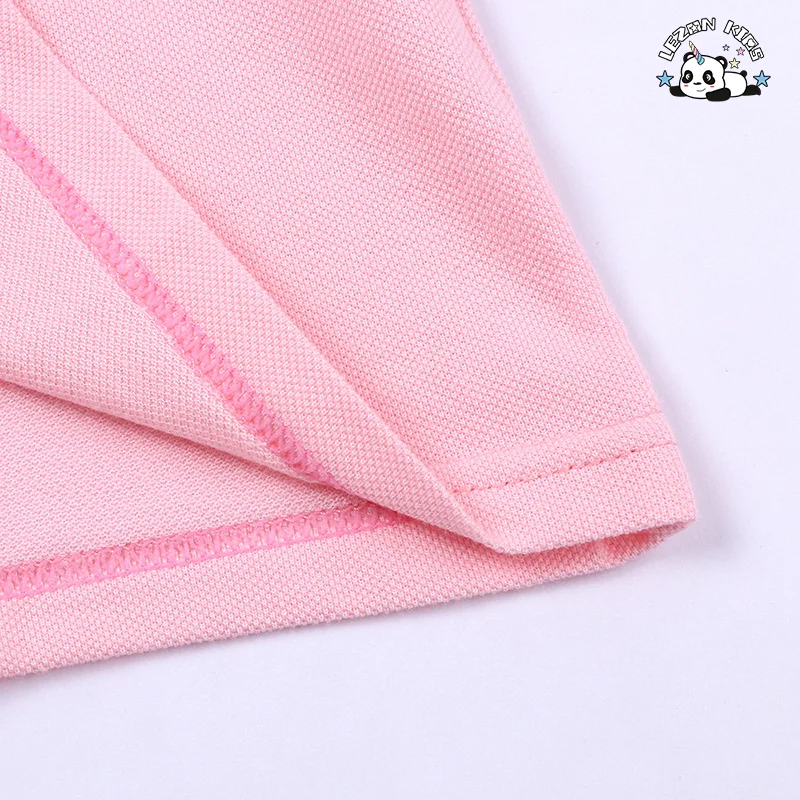 LEZONKIDS - Camisa Polo Manga Curta Arco-Íris Personalizada OEM Inovações Verão Conjunto de Roupas Casuais para Meninos